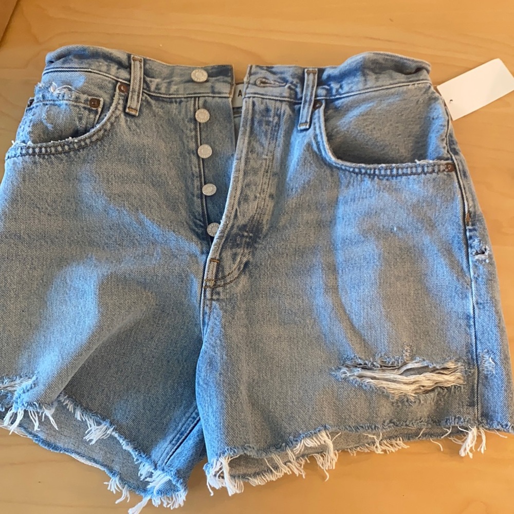 AGOLDE Riley Jean Shorts